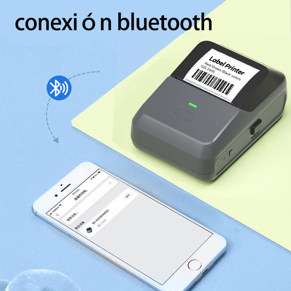 Portable Label Printer Mini Thermal Self-Adhesive Sticker Printer Mobile Pocket Tag Price almost same as NIIMBOT B1