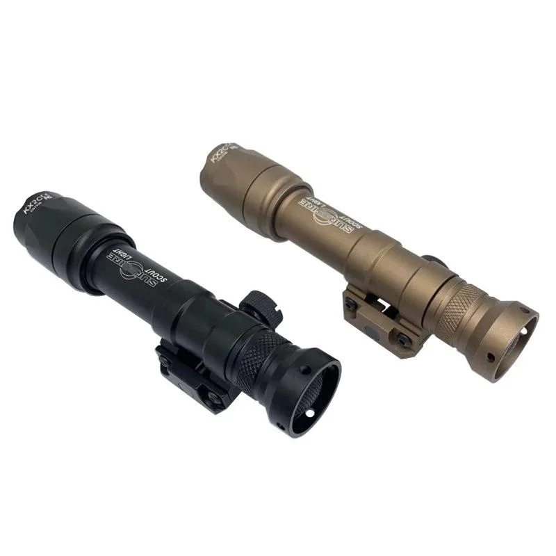 M600C Airsoft  Powerful Flashlight Tactical Torch Scout Rifle Gun LED Light Fit 20mm Rail Hunting