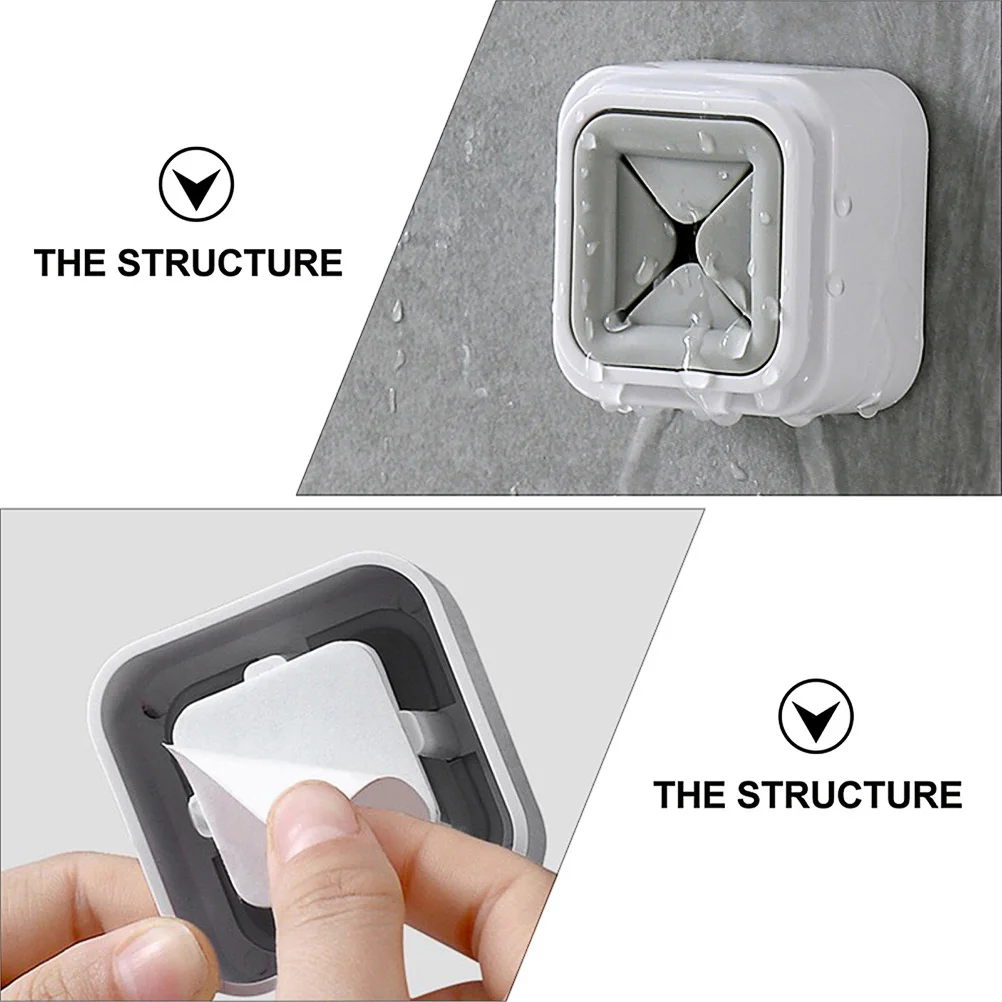 

3Pcs Wall Towel Racks Plug ABS Bathroom Kitchen Punch Free Organizers No Odour Easy Install Towel Plug