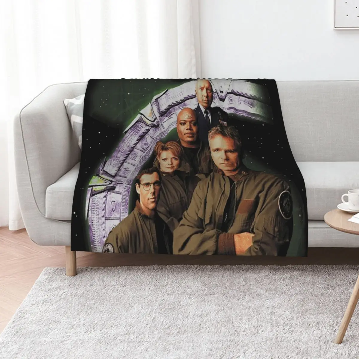 

Stargate SG1 Throw Blanket Sofa Throw Thermal Nap Luxury St Blankets
