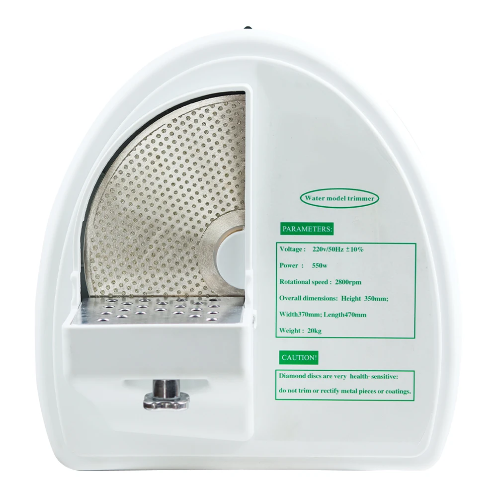 Máquina de Acabamento de Gesso Dental Corrigindo Modelo Trimmer Moedor de Polimento Máquina de Moer com Água