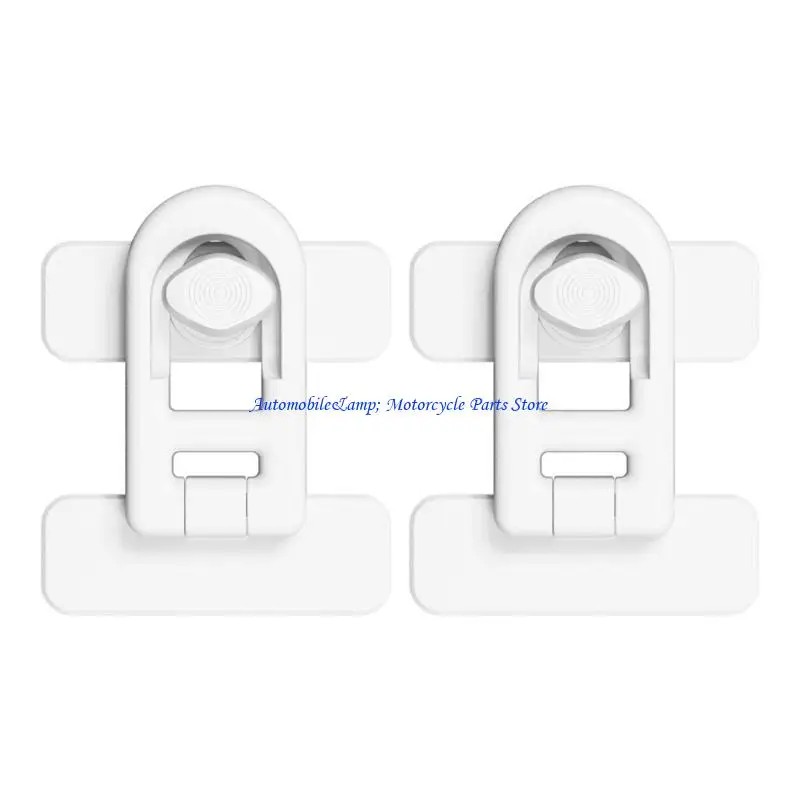 

H7BD ABS Campers Refrigerator Door Lock Secure Latches for Travel Camping Impact Resistant Universal Easy Installation