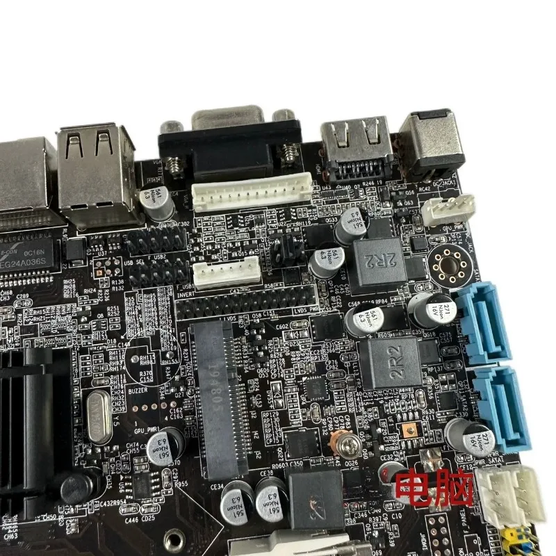 Industrial control main board TG-HM65-G3201 G358K DDR3 H65 mini all-in-one main board 17 * 17 used disassembly main board
