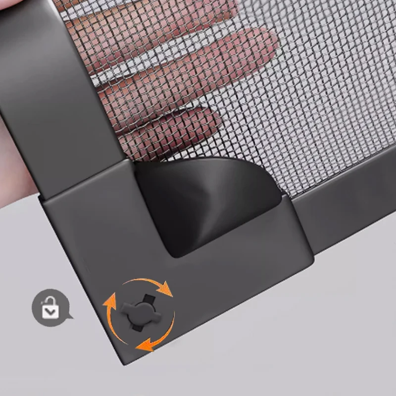Magnetisches Fliegengitter für Türen, Moskitonetz, magnetisches Fenstergitter, Tüllnetz, Stealth, individuell anpassbarer DIY-Netzvorhang, PVC-Zubehör, Magnetismus