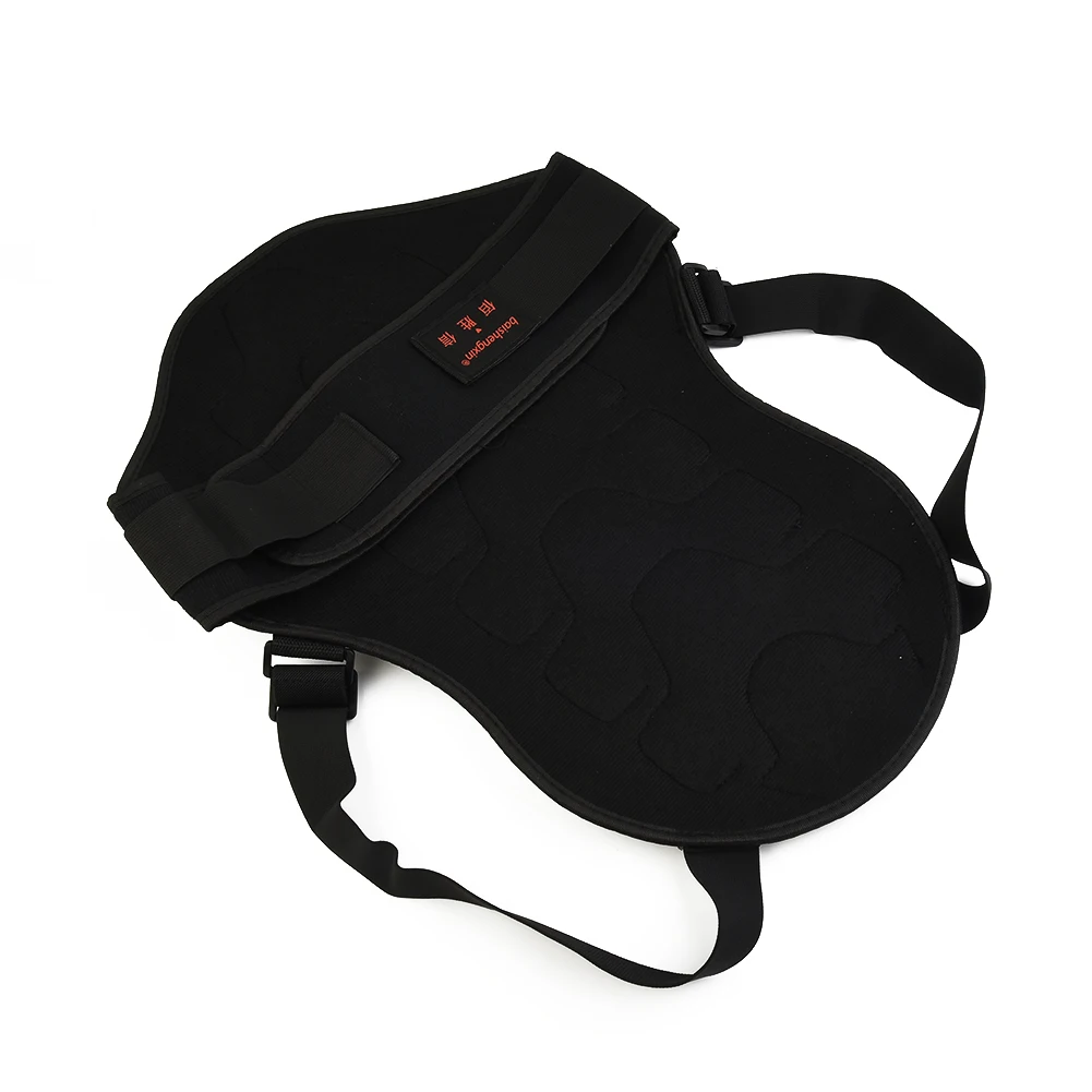 واقي خلفي خفيف الوزن للدراجات النارية مع رغوة مسامية وحزام حماية قابل للتعديل لركوب الخيل #3