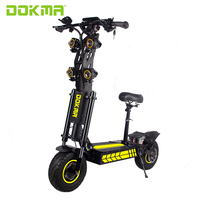 Dokma 10000W 72V 50AH Electric Scooter  Dual Motor fast powerful EScooter With lithium Battery Foldable