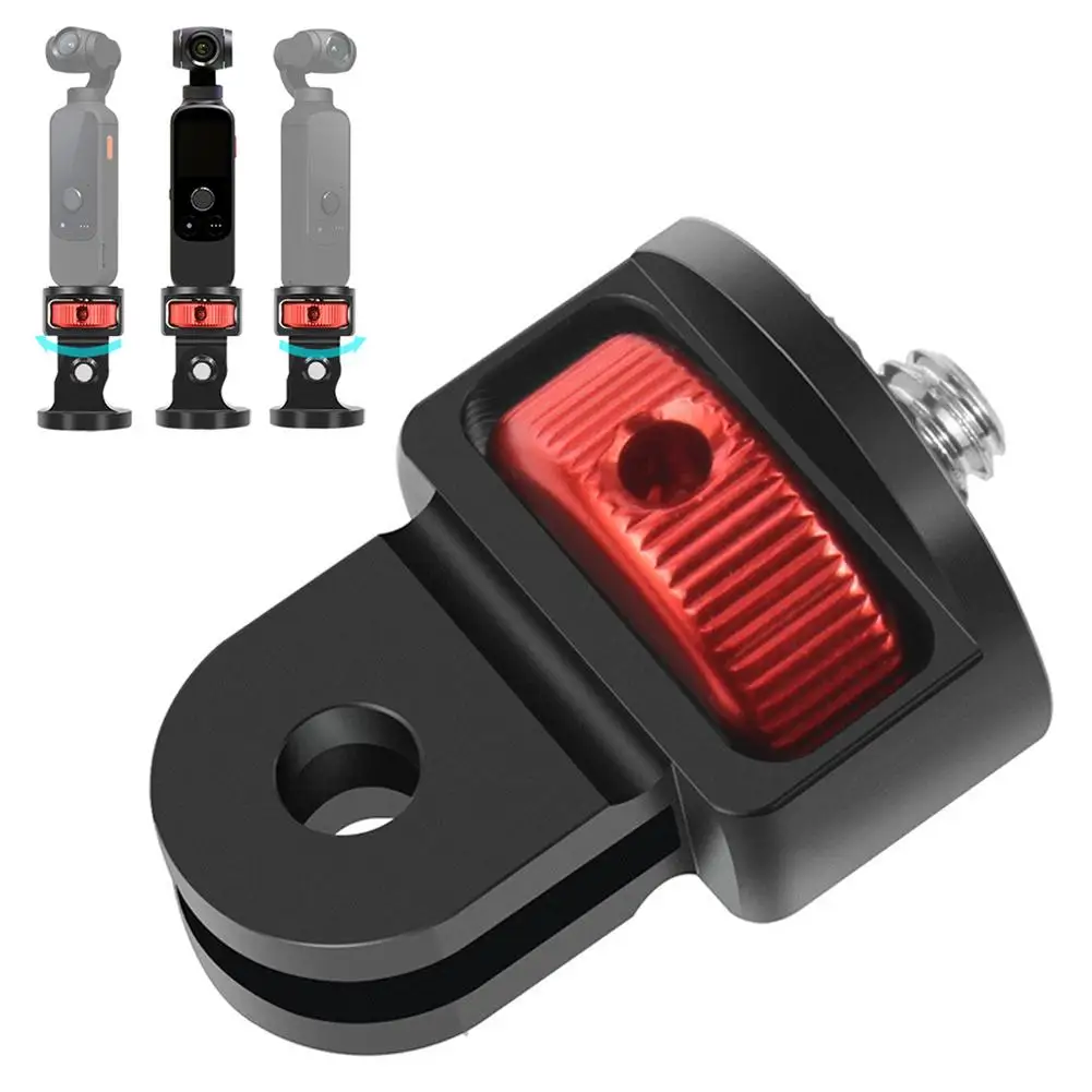 لكاميرا GoPro13 Series 360 الرياضية 1/4 Gimbal Selfie ترايبود الملحقات عصا التصوير محول R1K5