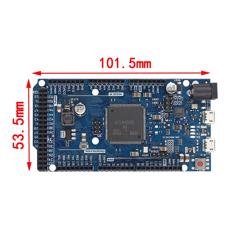 Due R3 Board/ DUE R3 ATMEGA16U2 ATSAM3X8E ARM Main Control Board with USB Cable for arduino