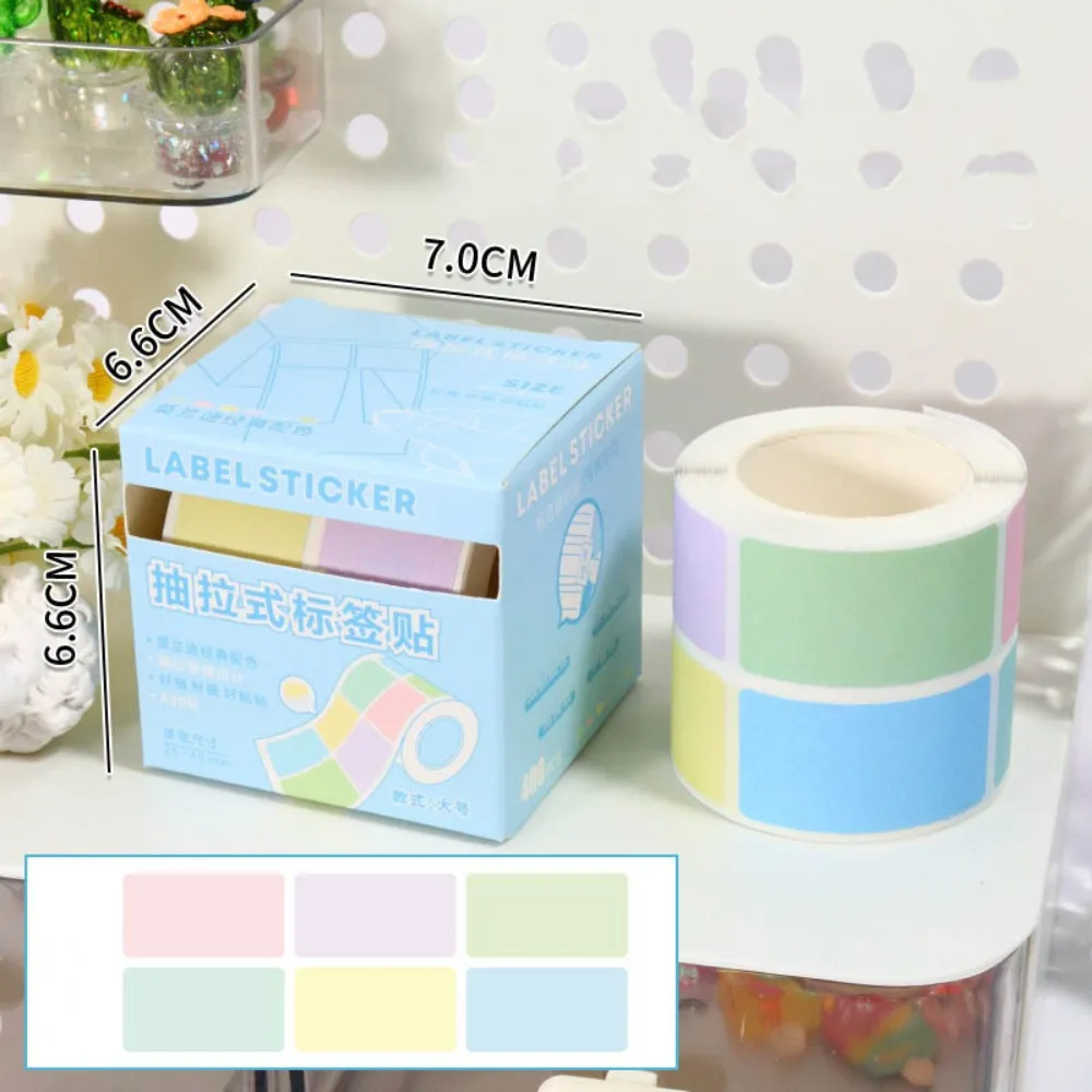 Transparent Pearl Pearlescent Sticky Tabs Aesthetic Stationery Back Full Adhesive Sticky Notes Blank Writable