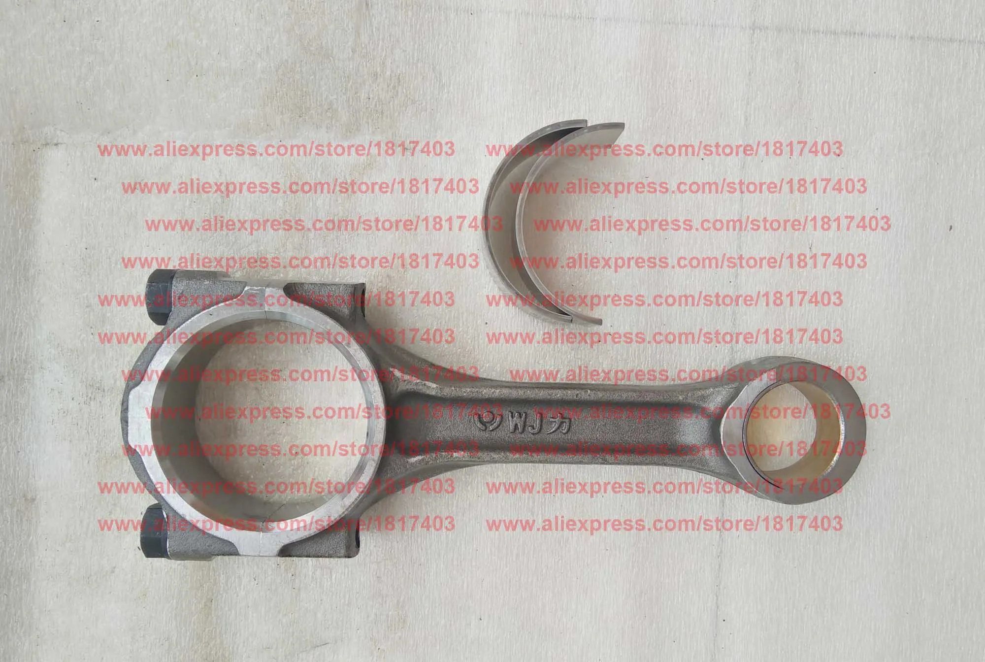 

Fujian Lijia 105-04202 Connecting Rod assembly + 100-04007 Connecting rod bearing, Fujian Lijia SL2105 / SL3105 / SL4105 engines