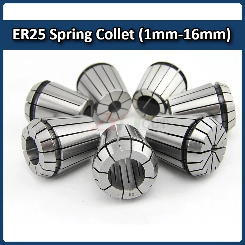 

ER25 collet 2-16mm chuck for CNC milling tool Engraving machine spindle motor Milling cutters collet ER25 chuck collet