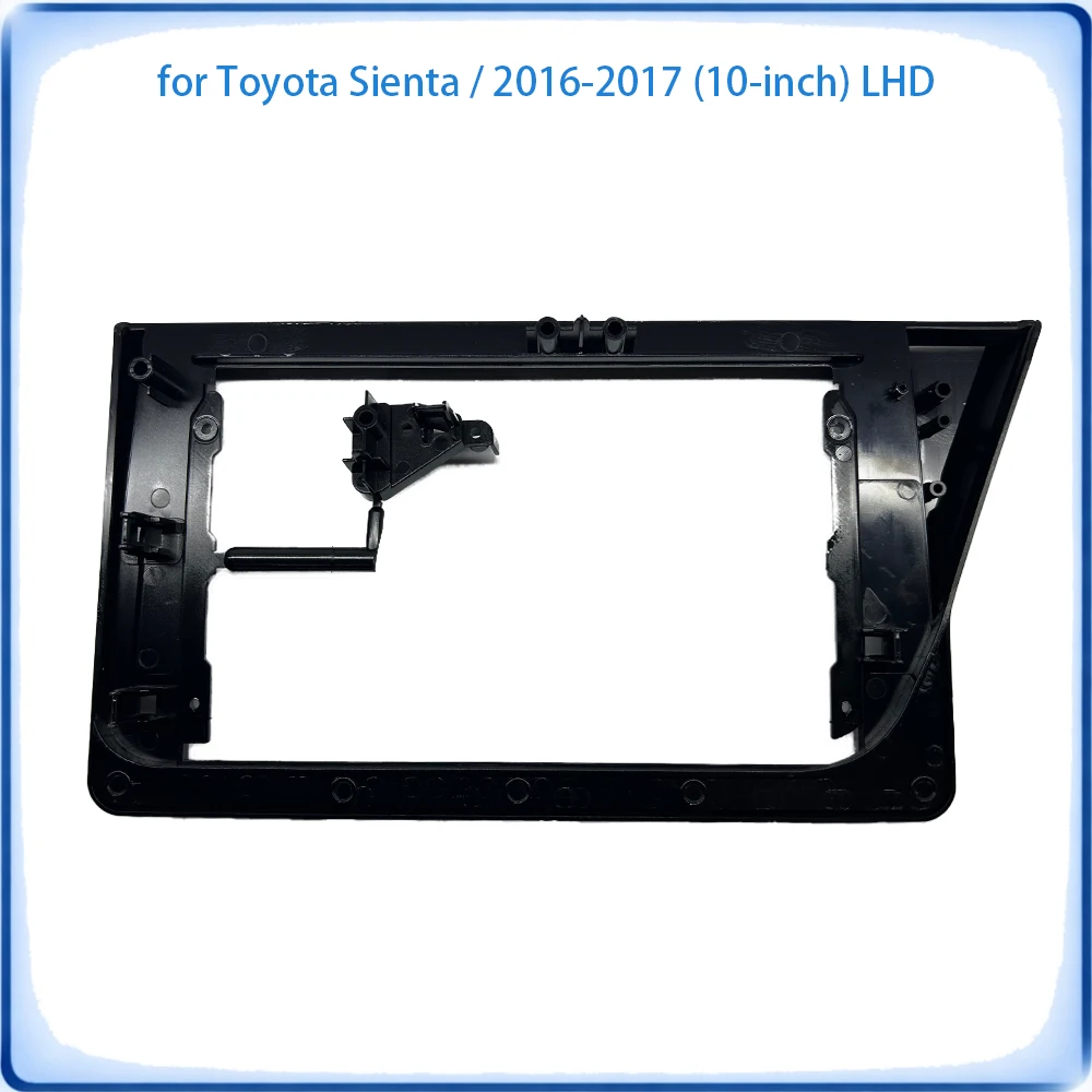 Car Radio Fascia Frame For Toyota Sienta 2016-2017 10 inch LHD Stereo Panel With Canbus Decoder & Wiring Harness
