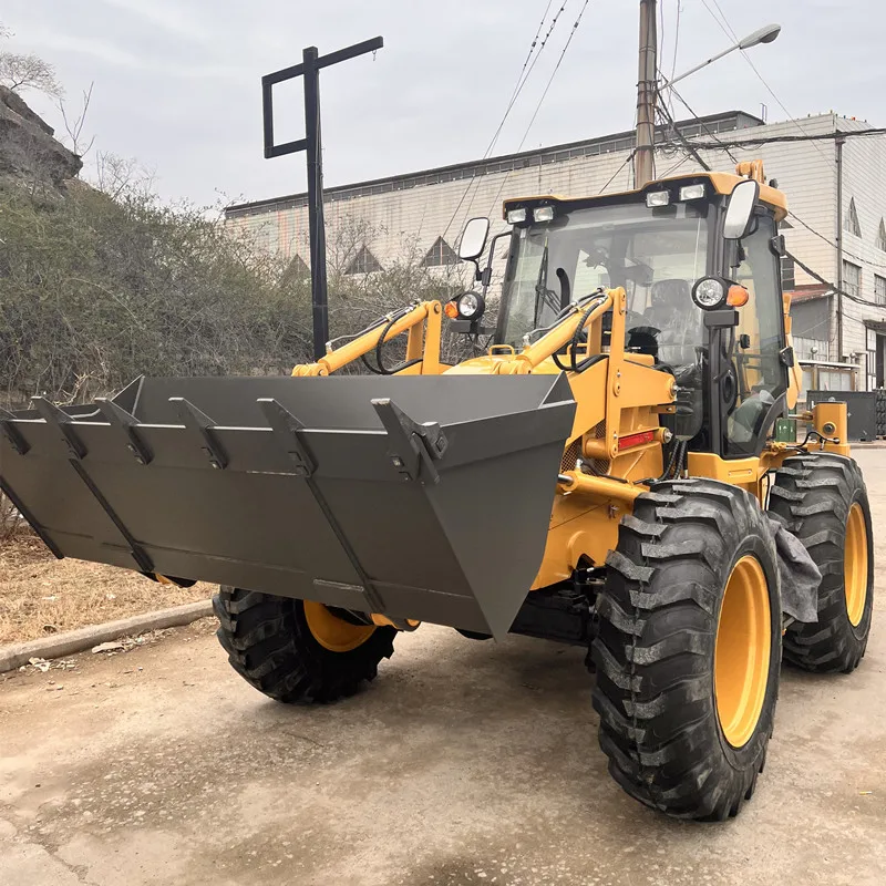 SYNBON New Design Backhoe Excavator Loader 4 Wheel Drive Backhoe And Loader