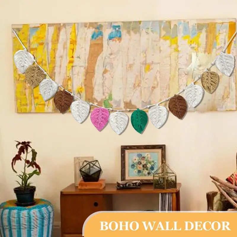 Décoration murale chic en macramé, art mural Boho, décor de chambre à coucher Boho, décor pour chambre, maison, fête des mères, festivals, salon