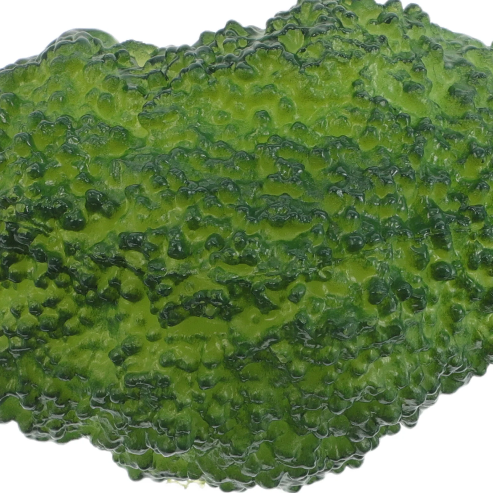 Outil de taches de rousseur de brocoli, conception réaliste de faux légumes pour le maquillage de taches de rousseur naturelles, tampon de visage de légumes verts réutilisable