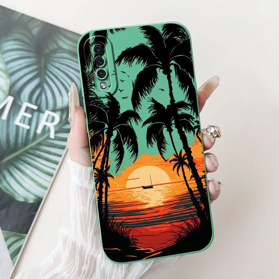 For Samsung Galaxy A30S Case SM-A307F Cover New Fashion Flower Bowknot Soft Silicone Protective Shell For Samsung A50 A50S Funda