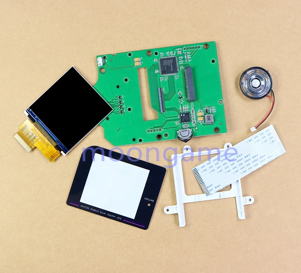 مجموعة تعديل السطوع العالي لألعاب نينتندو ، GB V3.0 IPS سطوع عالي ، شاشة LCD بوصة ، GB DMG GBO ، مجموعة واحدة #3