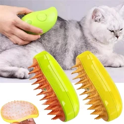 Cat Steam Brush Steamy Dog Brush Electric Sprayer for Massage Pet Grooming tool Shedding 3 in 1 Electric Sprays Massage Combs