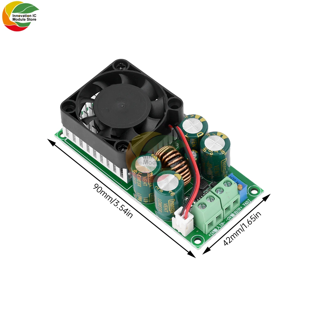 DC-DC DC Modul Buck Dapat Disesuaikan DC25-120V Ke DC1.2-35V Modul Regulator Tegangan Step Down