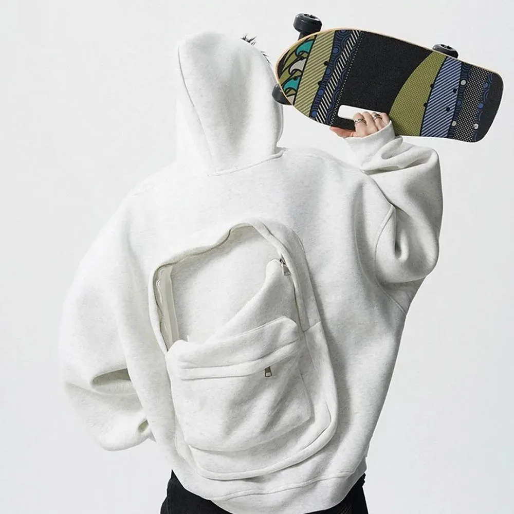 

Autumn New Men's Solid Color Hooded Sweatshirt American Retro Fashion Trend Simple Casual Loose Breathable Men's Tops 2025