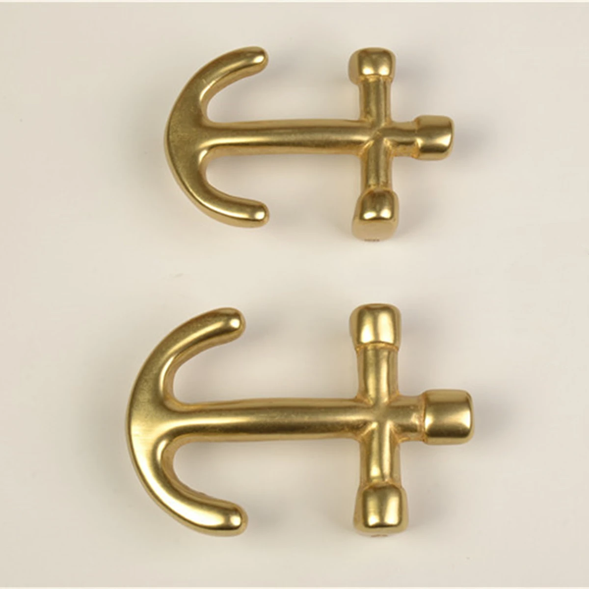 Brass Anchor Buckle Leather Belt Fastener Hook 35/40mm