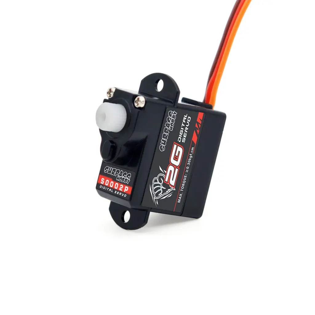 Surpass Hobby 2g 3,7g 4,3g 6g 8g Micro Digital Mini Servo de Metal con engranaje de plástico para Rc Drone avión coche Robot