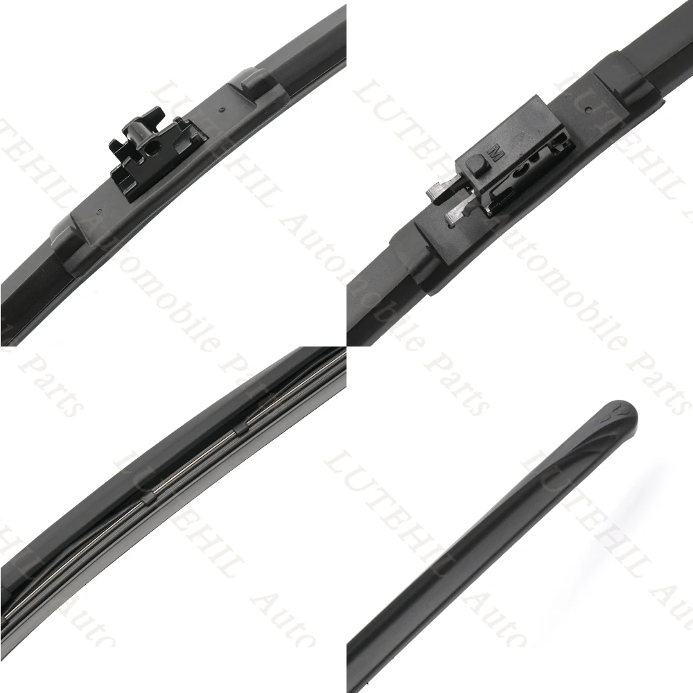 LUTEHIL's Silicone Front Wiper Set For Mercedes Benz E-Class W213 S213 2016 - 2023 2018 coated windshield wiper blade 24