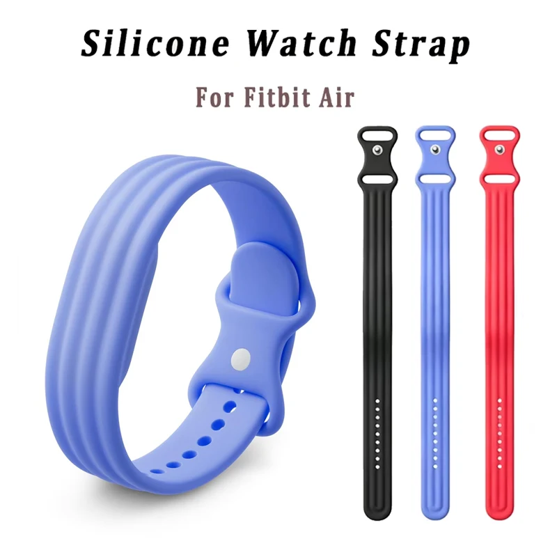 Sport-Silikon-Uhrenarmband für Google Fitbit Air, Gummiarmband, atmungsaktives Band, Armband für Google Fitbit Air-Zubehör