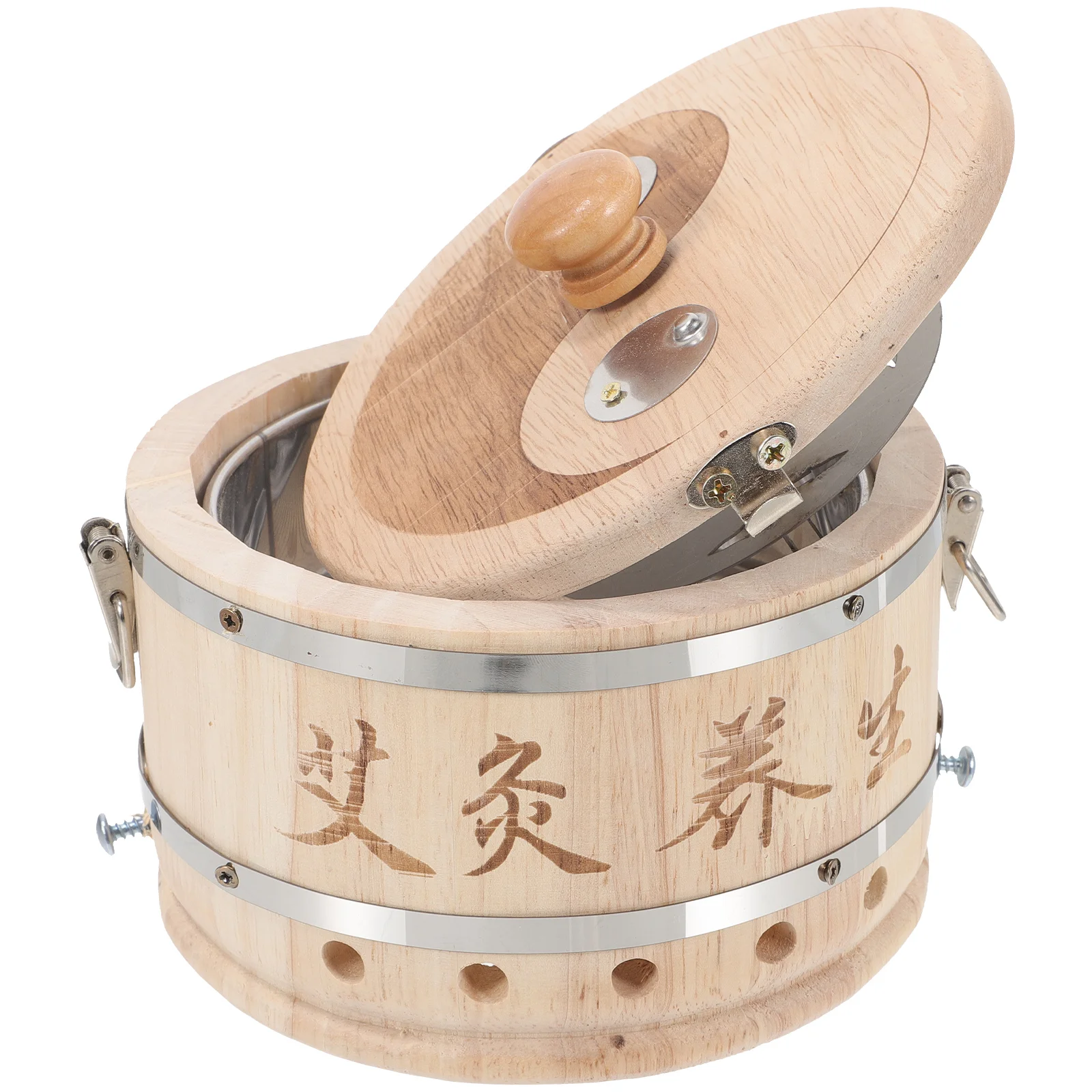 

Portable Moxibustion Box Wooden Moxa Stick Case Moxa Roll Holder Moxibustion Burner Box for Girl anti-scald moxibustion box