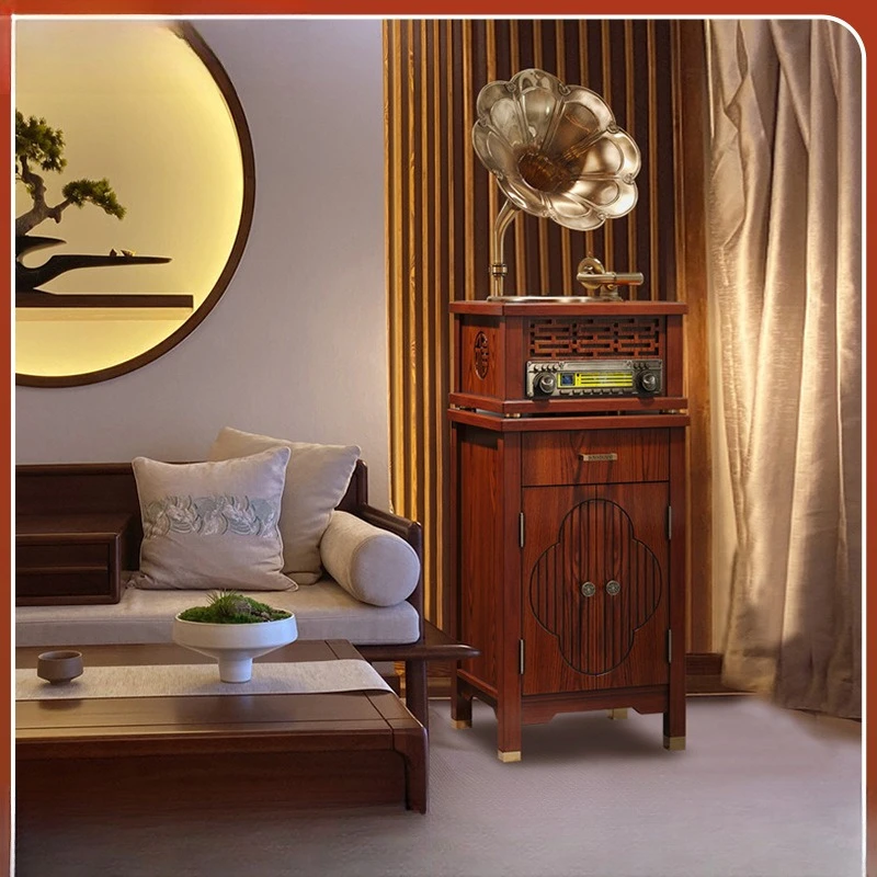 Sala de estar, vintage, vinil, disco, madeira maciça, gramofone