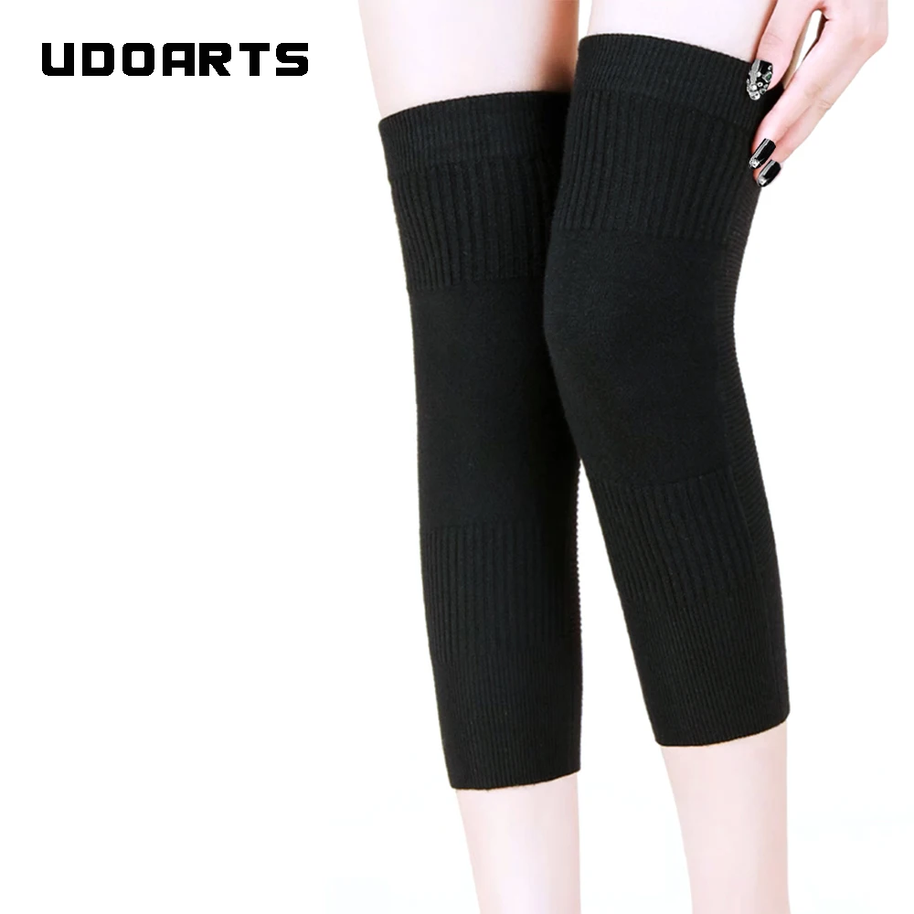 UDOARTS Cashmere Four Seasons Knee Sleeves Elastic Knee Warmers Leg Warmers For Men And Women(1 pair)