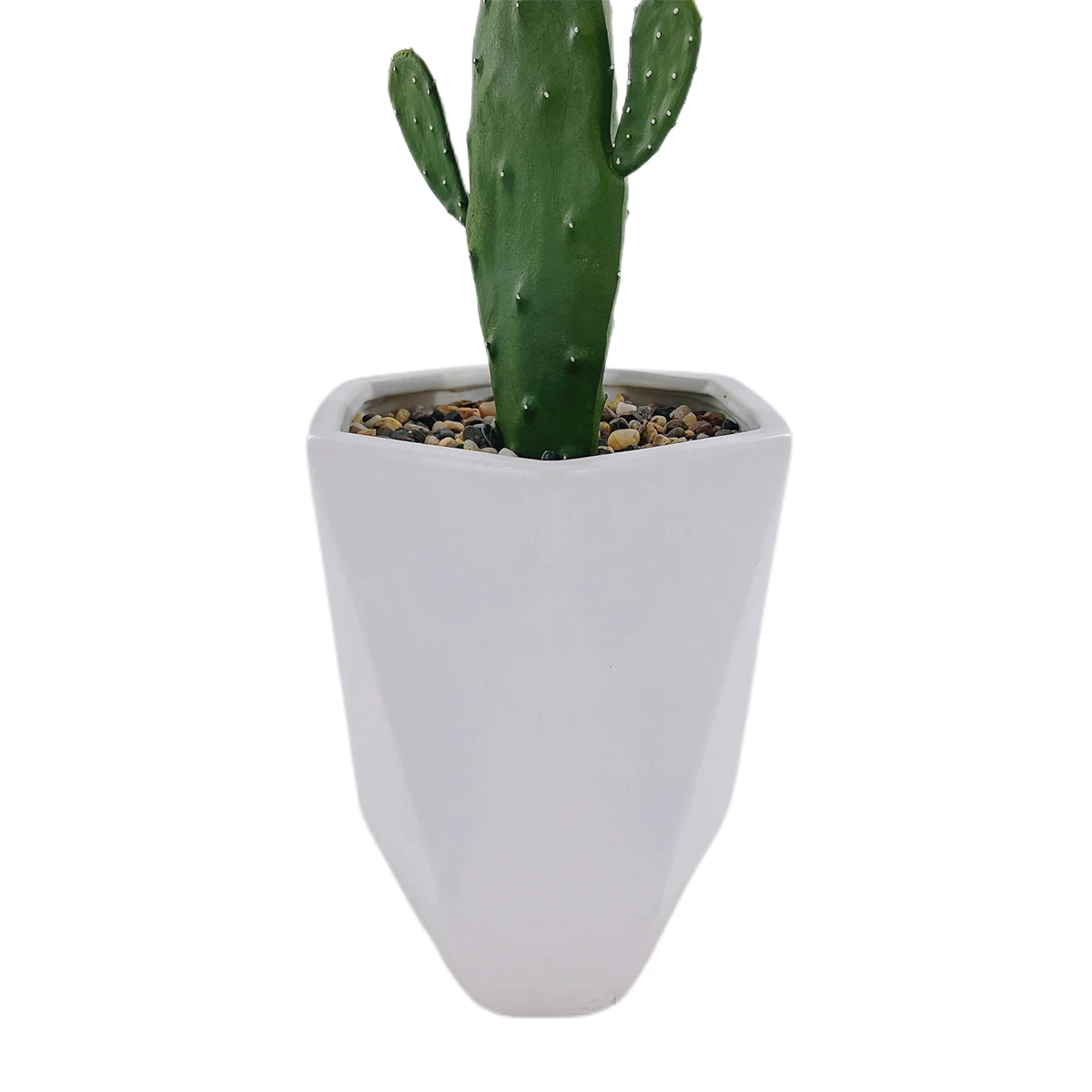 95cm Large Cactus Artificial Plants Succulents With Stone And Ceramic Flower Pot Home Decoration Garden Office Fake Plant Potted