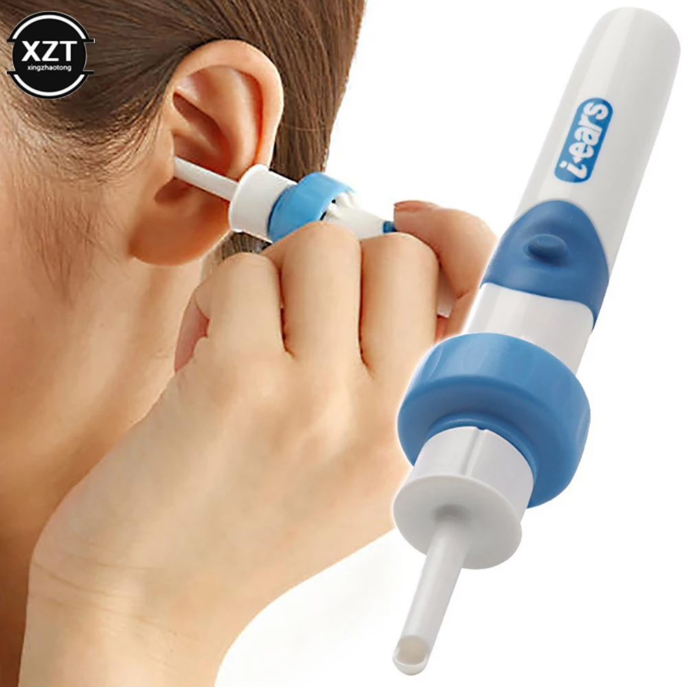 1Set Ear Cleaner Electric Digging Ears Spoon Ear Wax Cleaner Electric Earpick Ear Spoon For Adults Ear Massage Device No Battery