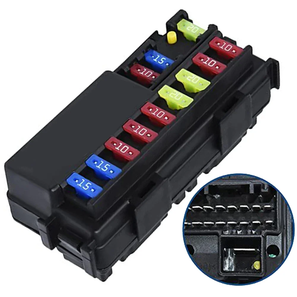 

Блок предохранителей BLACK для Hyundai OEM 919513X100, изготовленный из ABS-пластика, простая установка