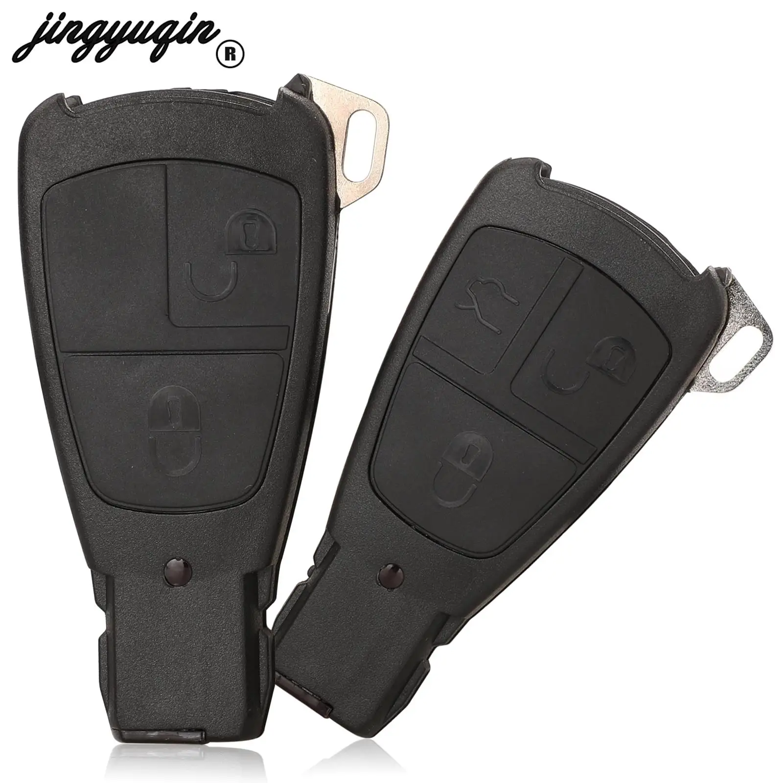 

jingyuqin Replacement For Benz Mercedes C B E Class W203 W211 W204 YU BN CLS CLK Remote Car Key Shell Case Fob 2/3 Buttons