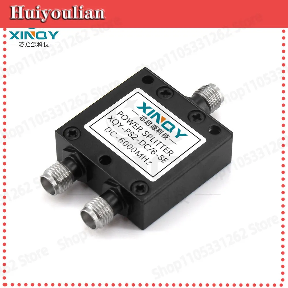 2 Way SMA Resistive Power Divider DC to 6GHz 6000MHz for Shortwave HF VHF UHF Low Cost Wideband RF Splitter