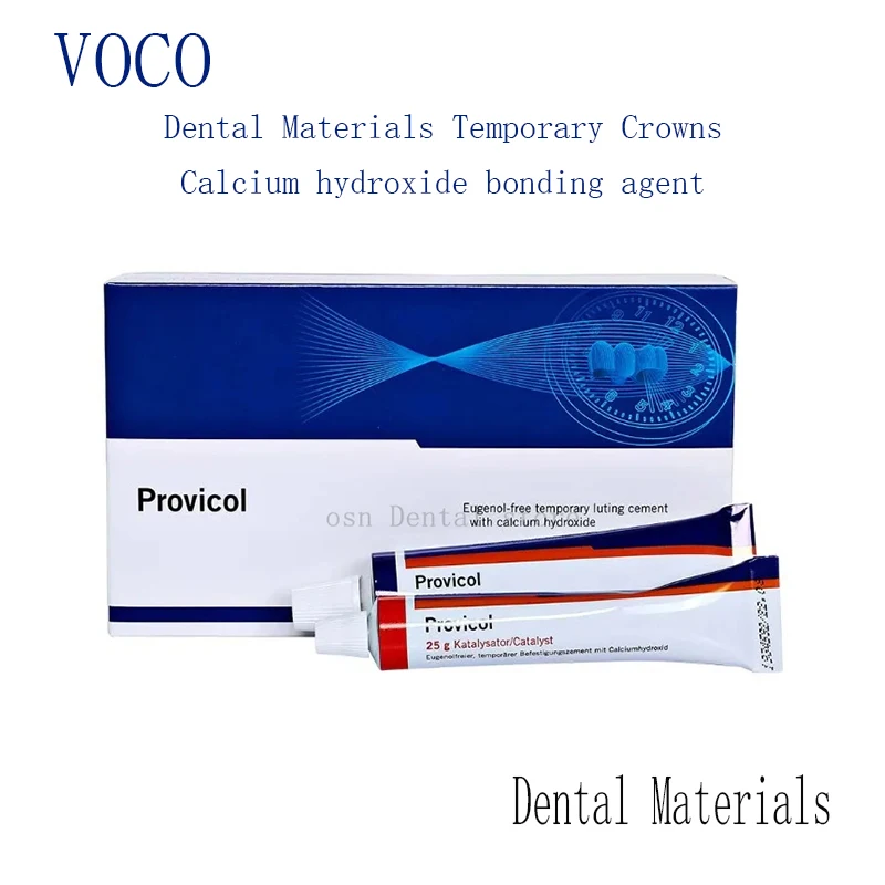 VOCO Dental Materials Temporary Crowns Temporary Crown Bridge Adhesive Calcium Hydroxide Adhesive Hand Adjusted Without Clove