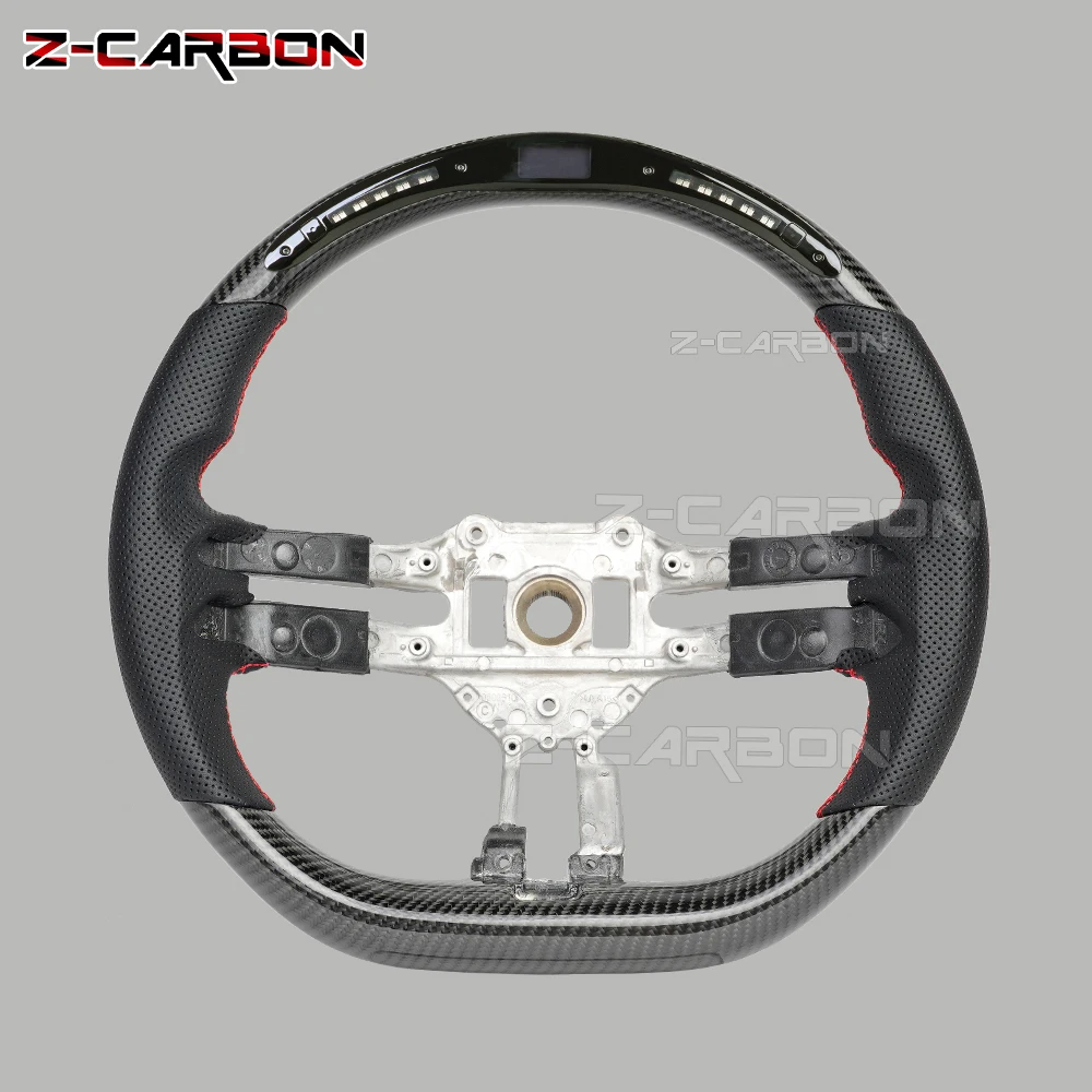 

Carbon Fiber LED Steering Wheel For Mercedes Benz AMG E S Class 2021-2024 G63 E53 GLA GLE Car Steering Wheel Flat Bottom