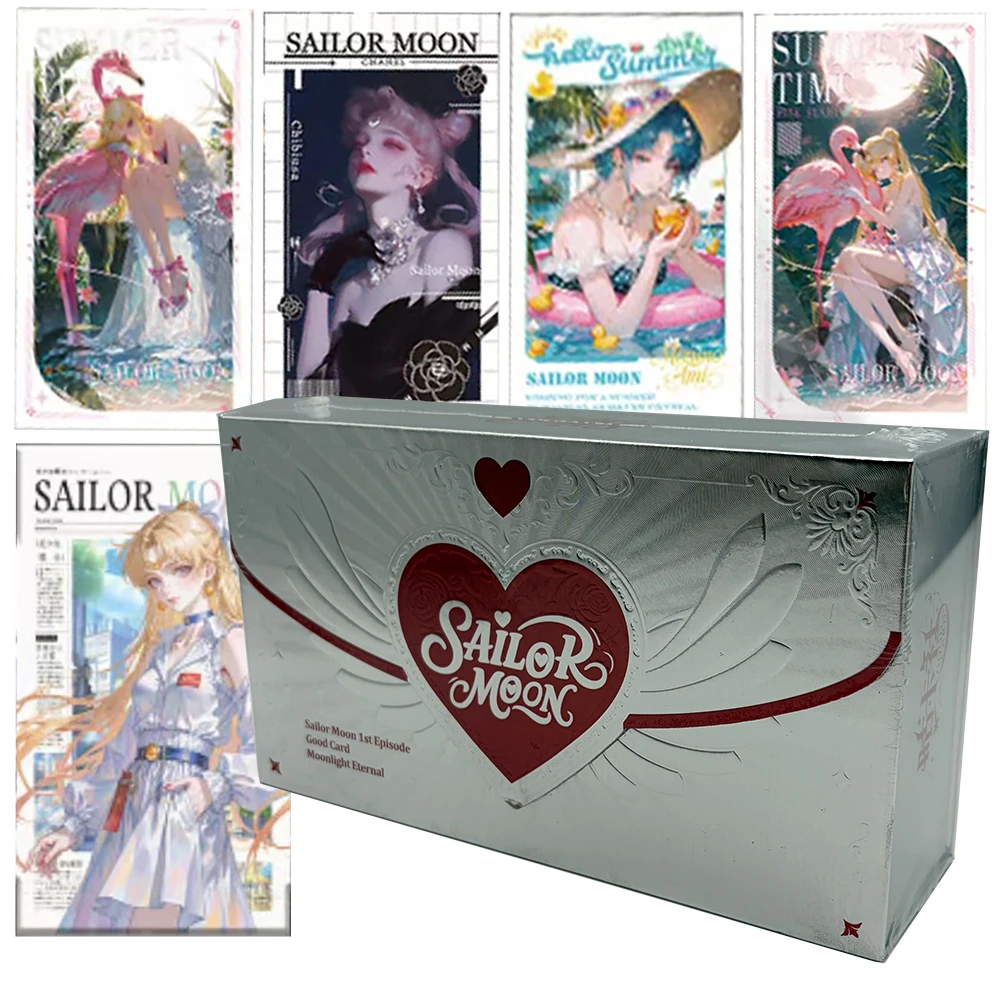 Sailor Moon Rare Collection Cards Festival Party Sharing Friends' Toys Peripheral Fantasy Love Theme Creative Characters Cards