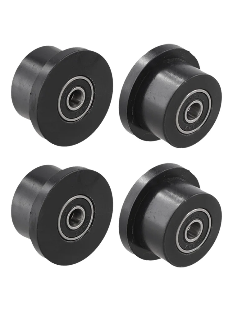 Rowing Device Bearings and Pulley Accessories for Rowing and Abdominal Machines Set of 2 Metal and Plastic Components