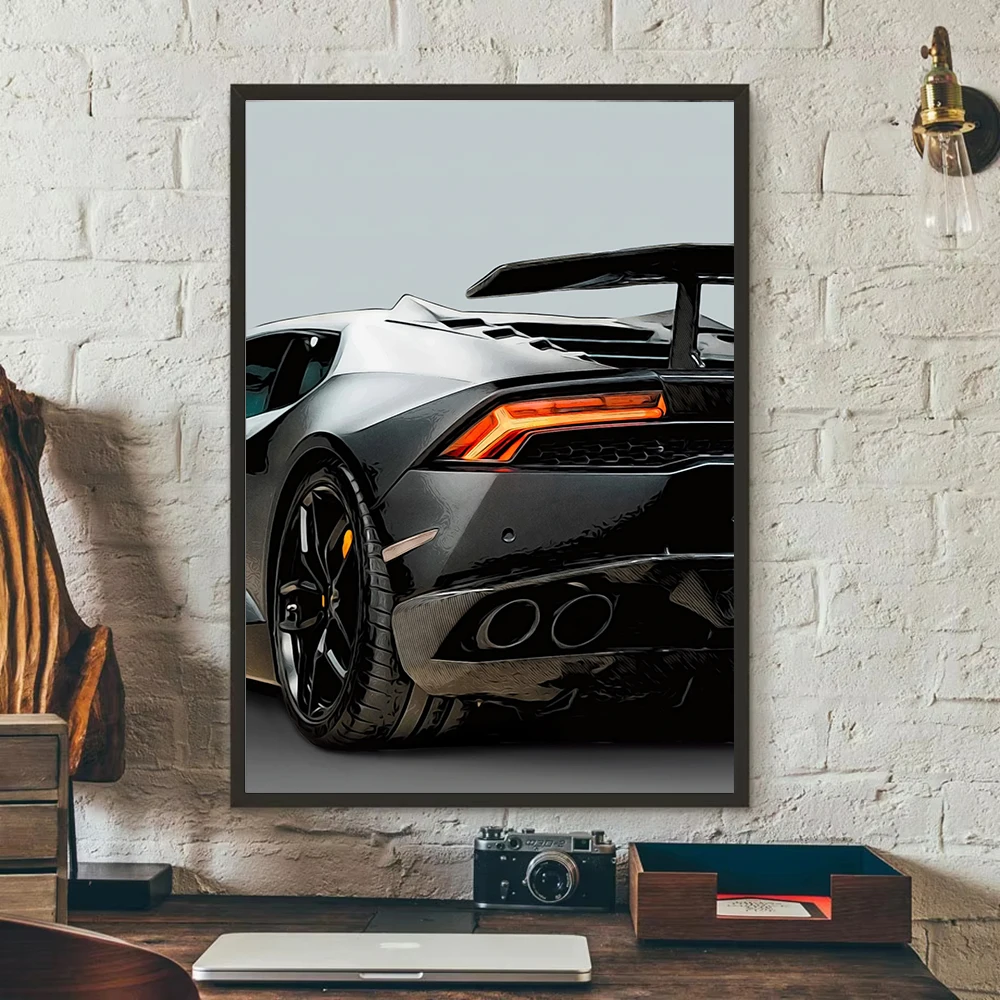Luxury Classic Supercar Poster Sports Cars Picture Canvas Painting Wall Art Home Decor Print for Living Room Gift Mural Cuadros view 4