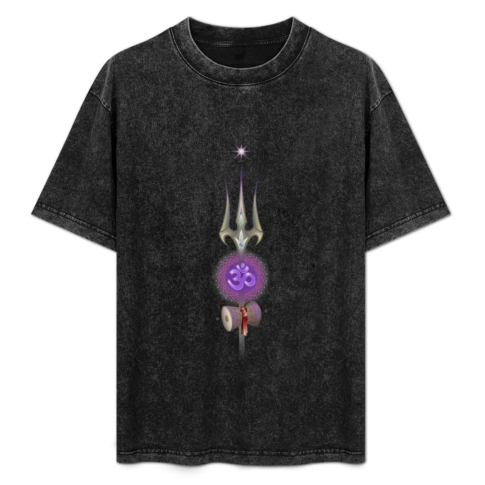 

sacred symbols of yoga. Shiva Om T-Shirt Outdoor Sports Lightweight Tee