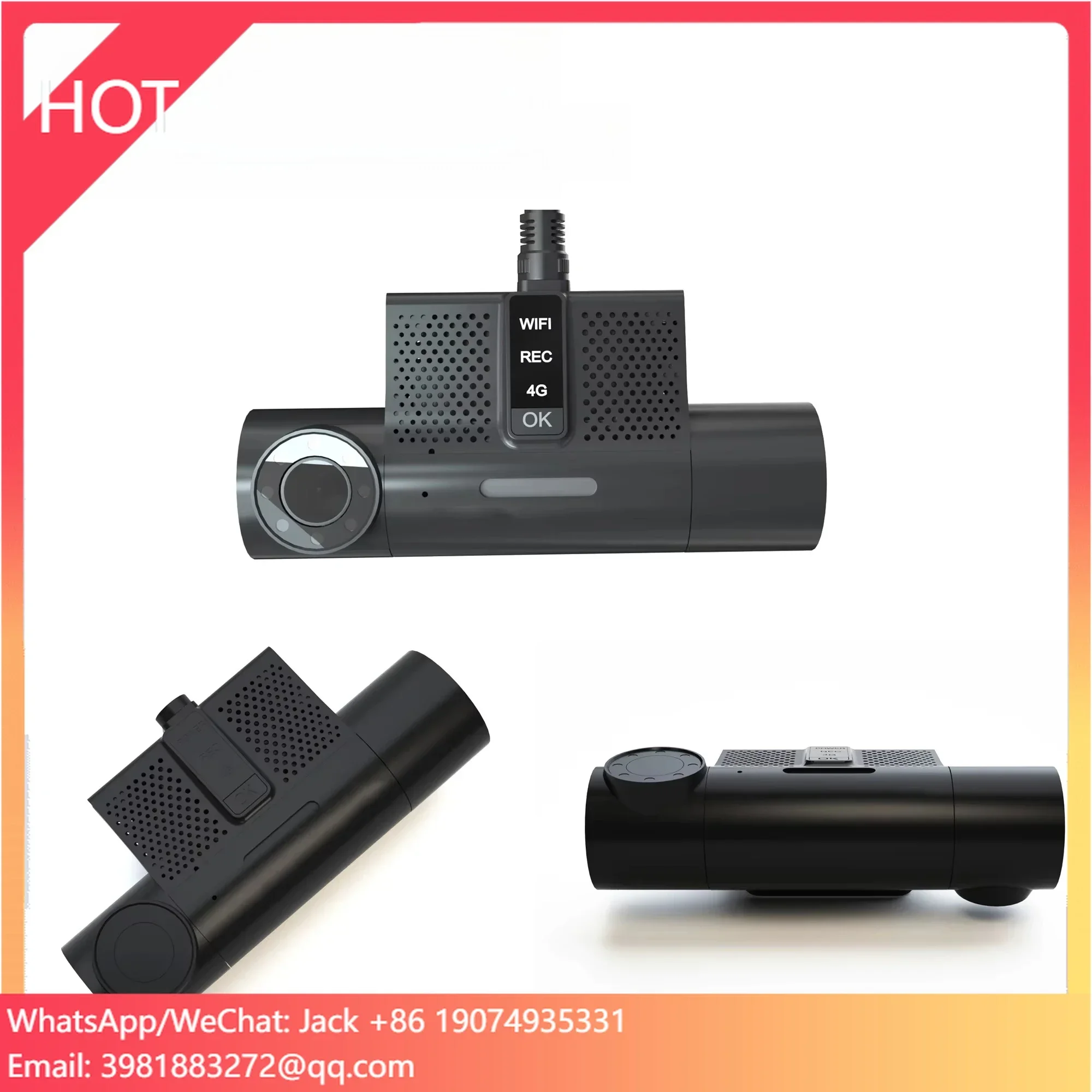 

1080p Mobile Car GPS 4G Wifi Mini Dual Lens HD Professional Driving Recorder Dashcam Viewer