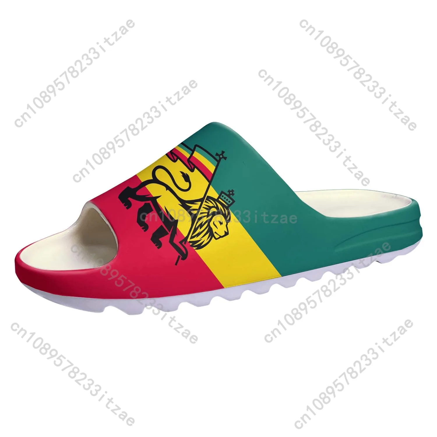 Reggae Rastafarian Rasta Rastafari Lion Of Judah Soft Sole Sllipers Mens Womens Teenager Sandals Custom Step On Water Shoes