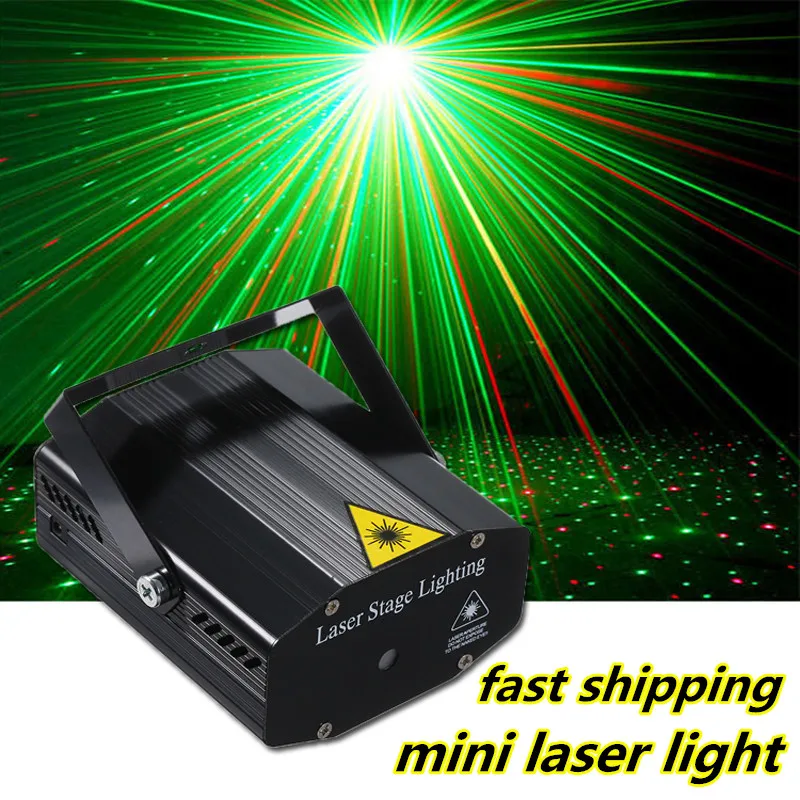 Mini Laser Light Effect Voice Controlled Self-Propelled Strobe Laser Stage Light Can Be Used For Bar KTV Disco Family Party