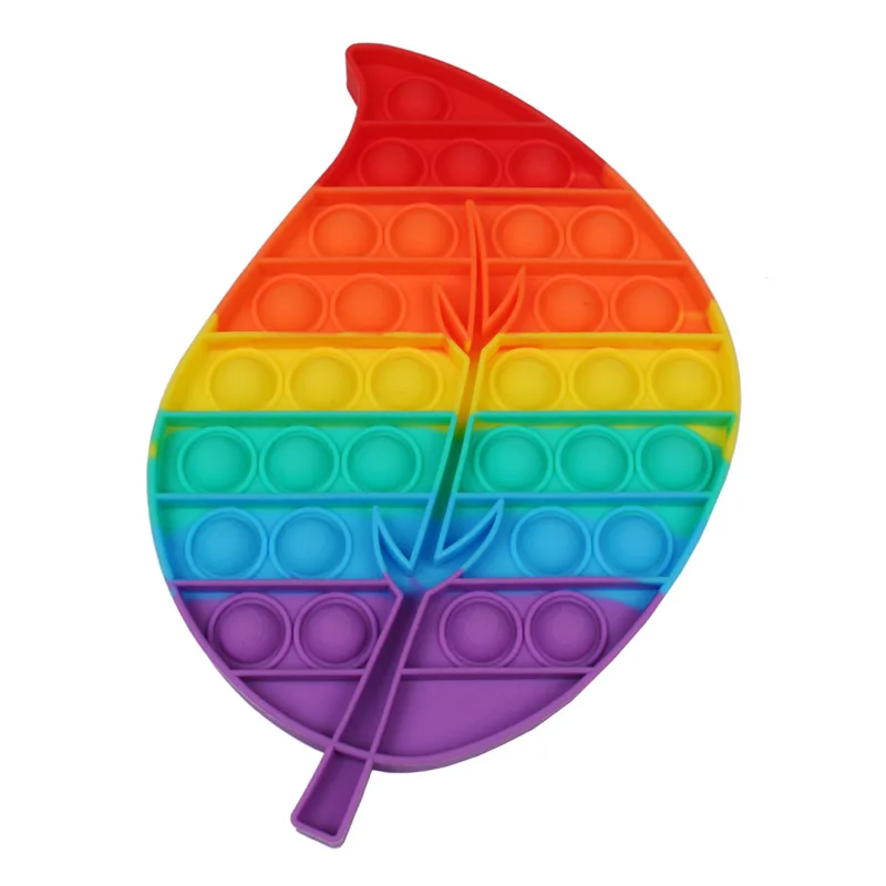 Giocattoli sensoriali Arcobaleno Dinosauro Agitarsi Giocattoli Per bambini Spingi il suo autismo Kawaii ha bisogno di giocattoli antistress Squishy Aнтистelerinсс