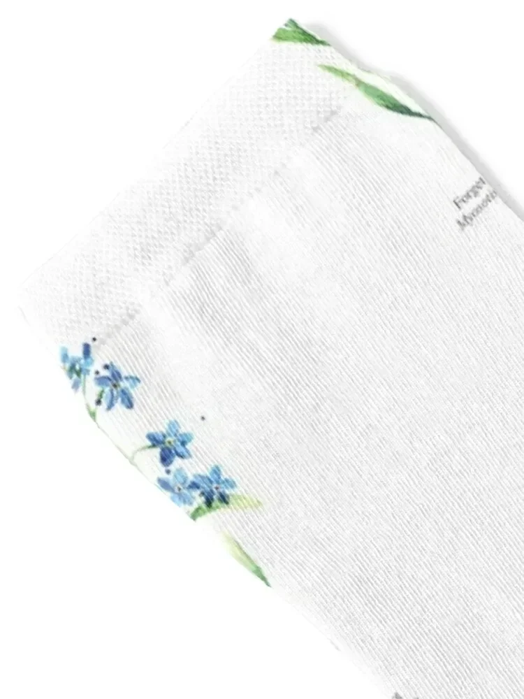 Forget-Me-Not - Myosotis Sylvatica Socks tennis aesthetic man christmas stocking Woman Socks Men's