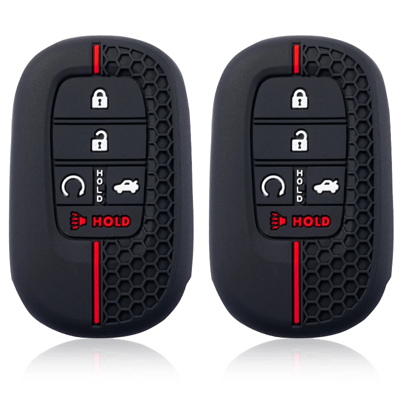 5 Buttons Silicone Car Key Cover Protect Case for HONDA CIVIC 11th Gen VE-1 Accord 2021 2022 Accord Vezel Pilot Freed CRV