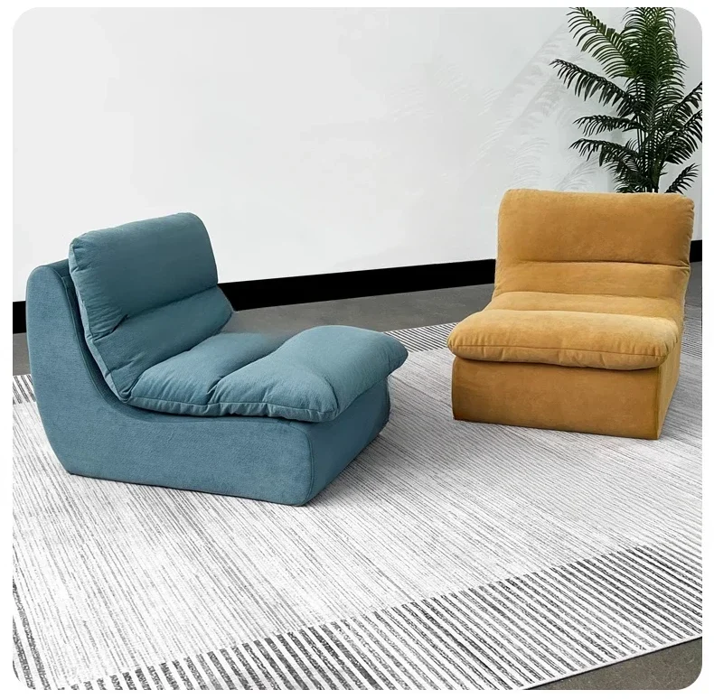 Lazy  foreign trade export pressure vacuum shrinkage sponge skeleton-free living room balcony leisure single backrest sofa chair