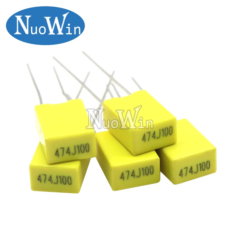 50pcs/Lot Correction Capacitor Kit 10values Each 5pcs 100V 102J 152J 332J 472J 103J 333J 473J 104J 224J 474J